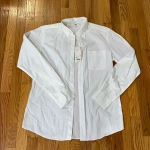 Uniqlo white button down